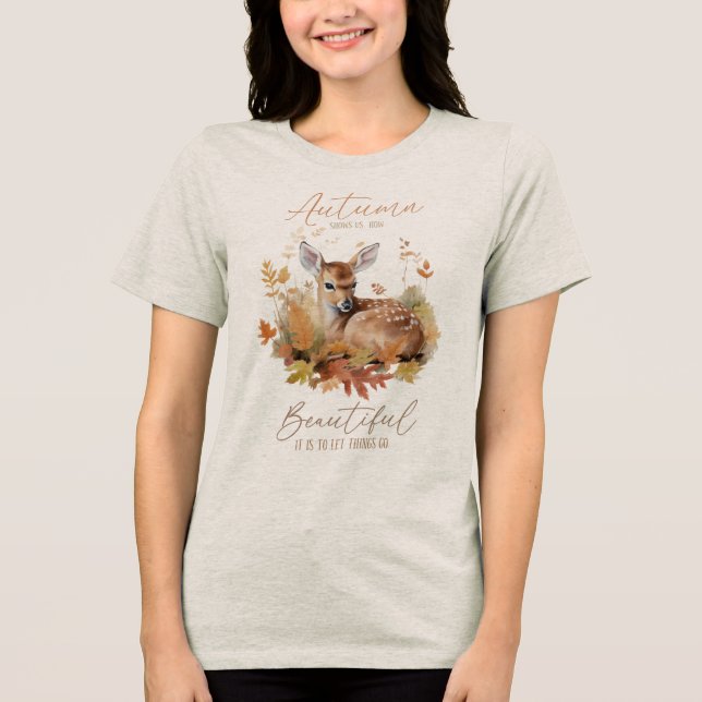 Autumn Show Us  Tri-Blend Shirt (Front)
