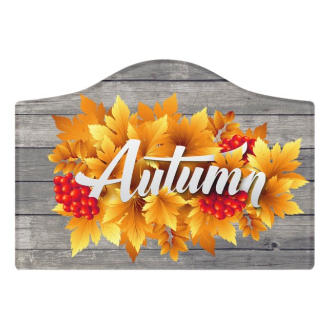 Autumn Sign (Small Crest Front)