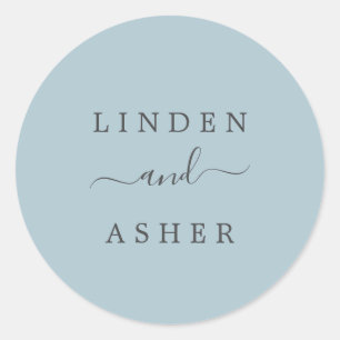 Autumn Slate Wedding Envelope Seals