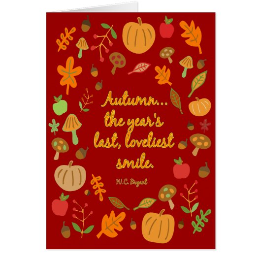 Autumn Smile Cards (Front)