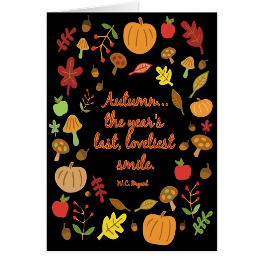 Autumn Smile Cards (Front)