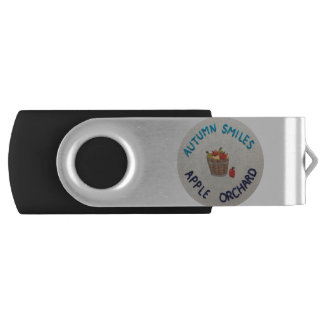 Autumn Smiles Apple Orchard Flash Drive