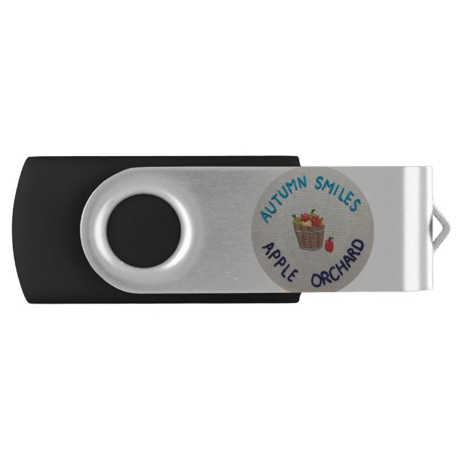 Autumn Smiles Apple Orchard Flash Drive (Front)