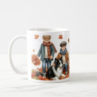 Autumn Smiles Fall Season Gift  Coffee Mug