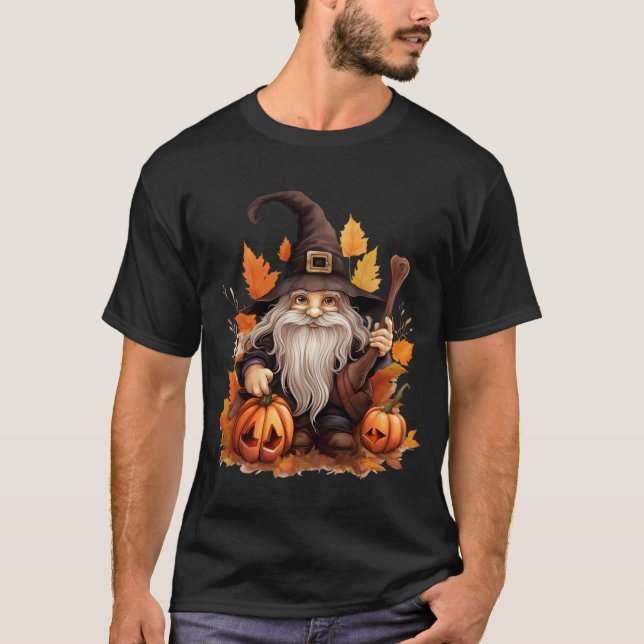 Autumn Spell Gnome T-Shirt (Front)