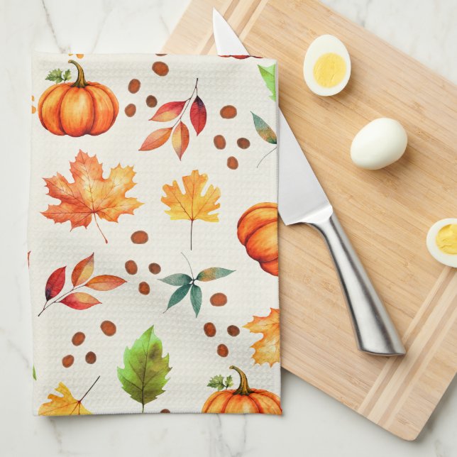 Autumn Spice B Kitchen Towel (Quarter Fold)