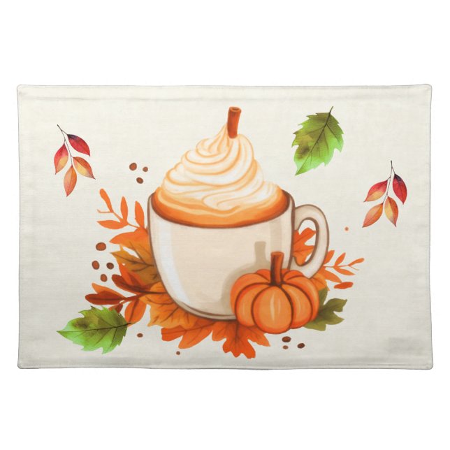 Autumn Spice Cloth Placemat (Front)