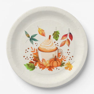 Autumn Spice Paper Plates