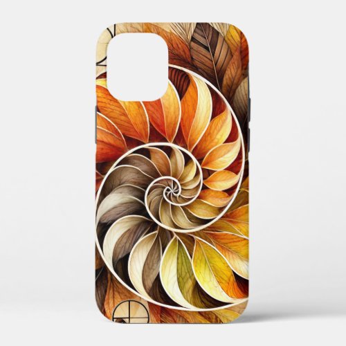 Autumn Spiral Geometric Phone Case