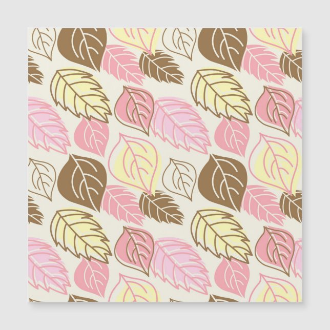 Autumn Splendor: Leaf Seamless Pattern (Front)