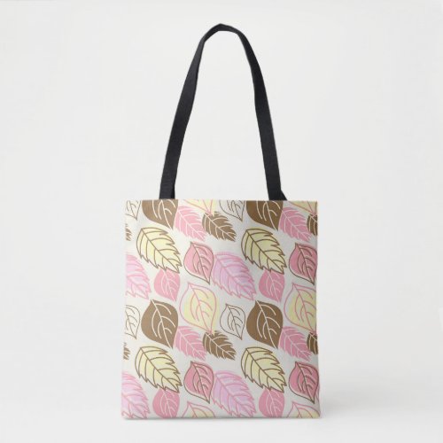 Autumn Splendor Leaf Seamless Pattern Tote Bag