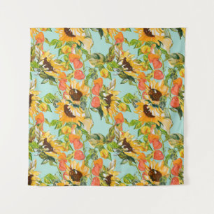Autumn Splendor: Seamless Nature Pattern Tapestry