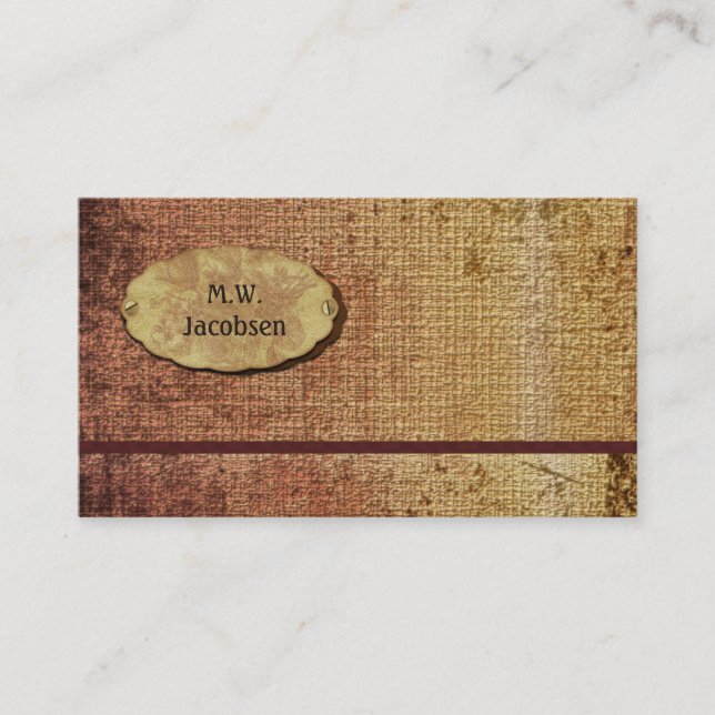 Autumn Splendor Textured Professional Custom Business Card (Front)