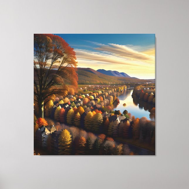 Autumn Splendor View Landscape 1 Canvas Print (Front)