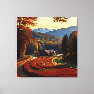 Autumn Splendor View Landscape 2 Canvas Print