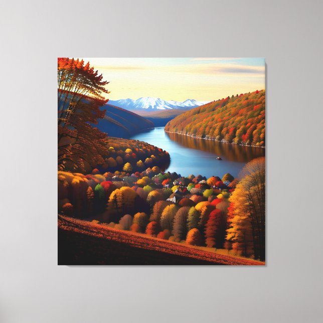 Autumn Splendor View Landscape 4 Canvas Print (Front)