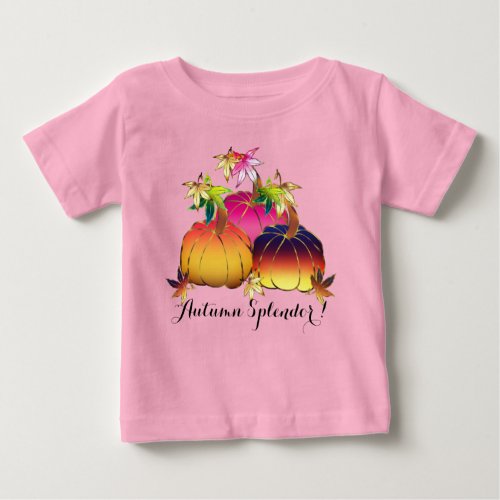 Autumn Splendor Whimsical Baby T_Shirt