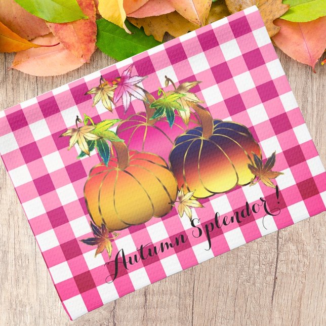 Autumn Splendor Whimsical Kitchen Towel (Creator Uploaded)