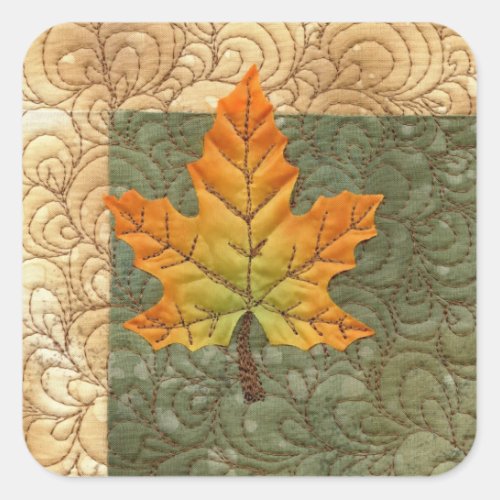 Autumn Square Sticker