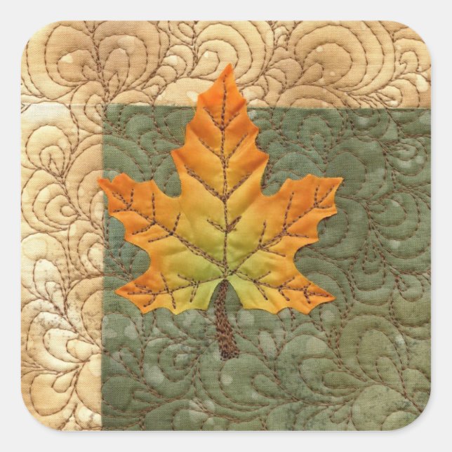 Autumn Square Sticker (Front)