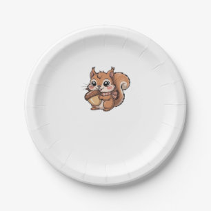 autumn squirrel Classic T-Shirt Paper Plates