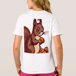 Autumn Squirrel Kid T-Shirt
