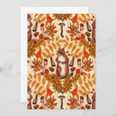 Autumn squirrel on off white (Front/Back)