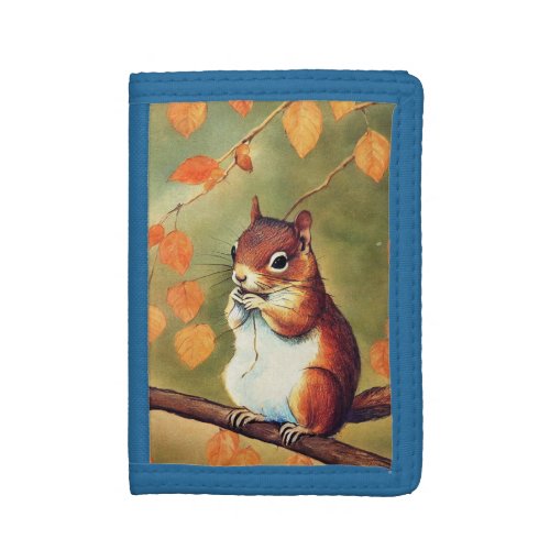 Autumn Squirrel Photo Wallet
