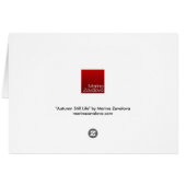 Autumn Still Life Card (Back Horizontal)