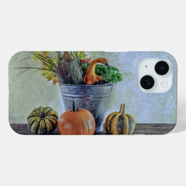 Autumn still life with pumpkins, flowers  Case-Mate iPhone case (Back (Horizontal))