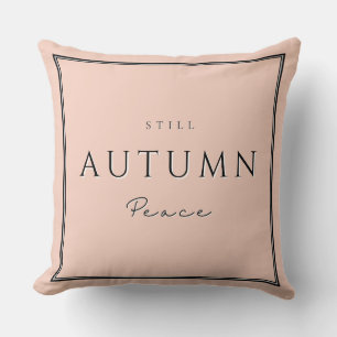 Autumn Still Peace III Pillow–Cozy Fall Home Throw Pillow