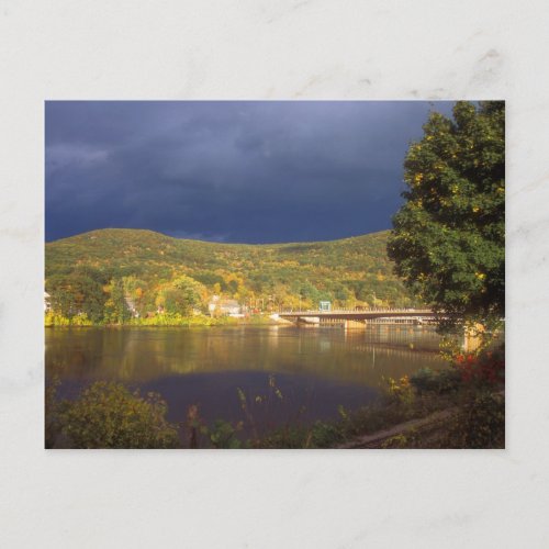 Autumn Storm over the Connecticut River Postcard