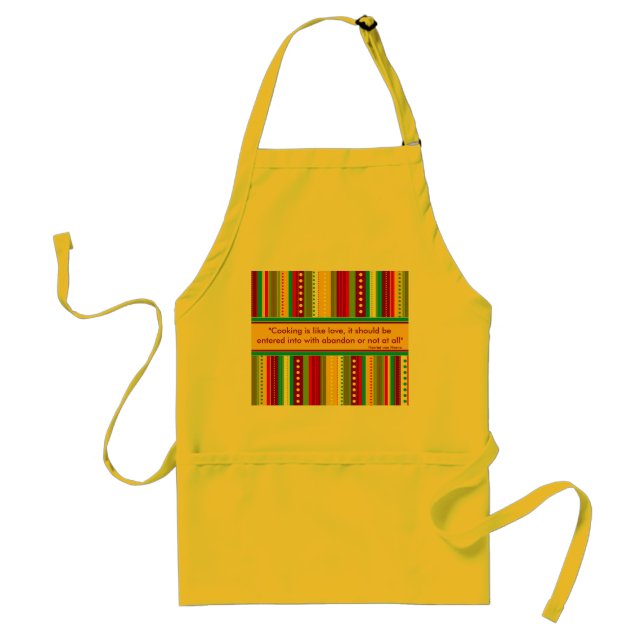 Autumn Stripes Apron (Front)