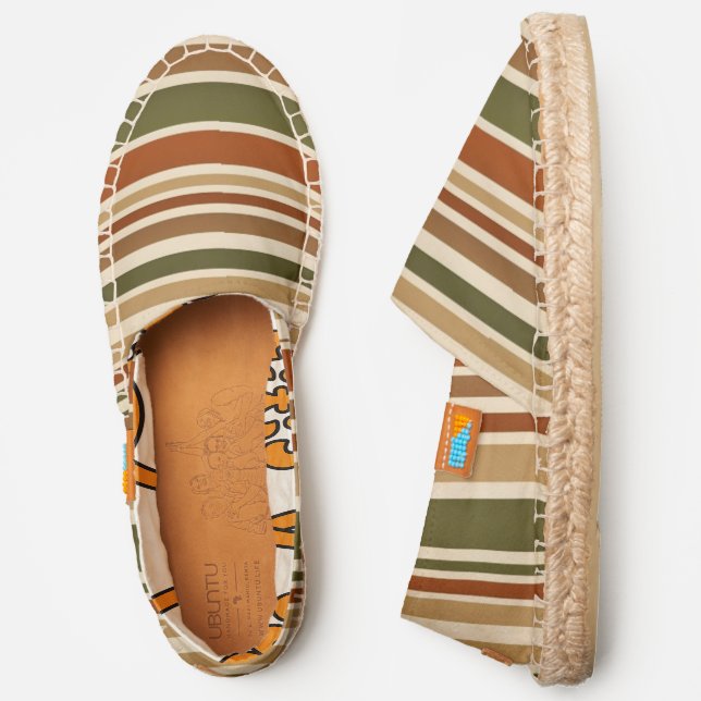   Autumn stripes  Espadrilles (Side)