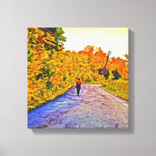 Autumn Stroll Canvas Print