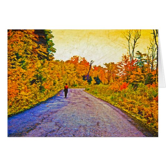 Autumn Stroll Cards (Front Horizontal)
