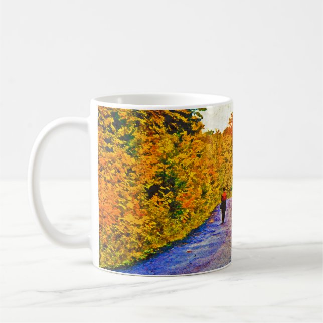 Autumn Stroll Coffee Mug (Left)