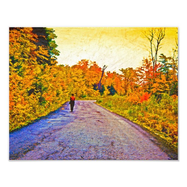 Autumn Stroll Photo Print (Front)
