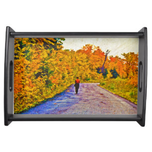 Autumn Stroll Serving Tray