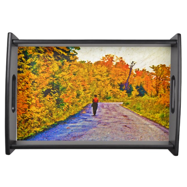 Autumn Stroll Serving Tray (Front)