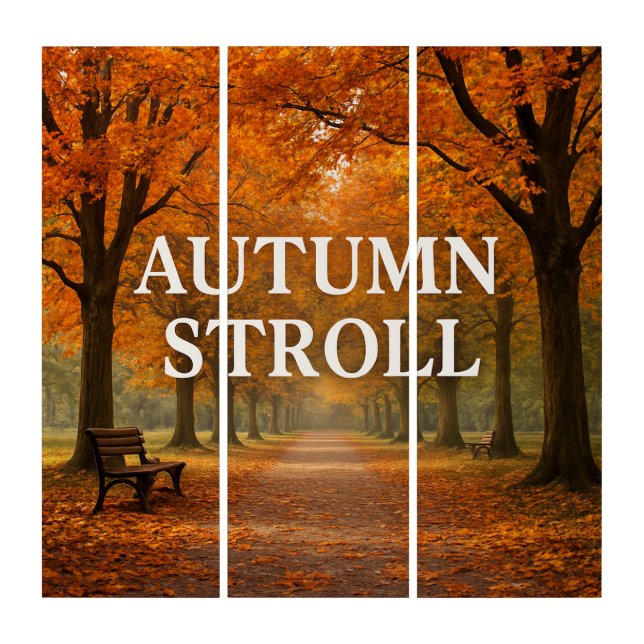 Autumn stroll triptych (Front)