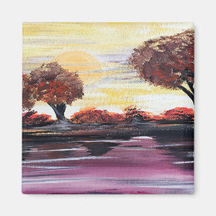 Autumn Sundown Magnet