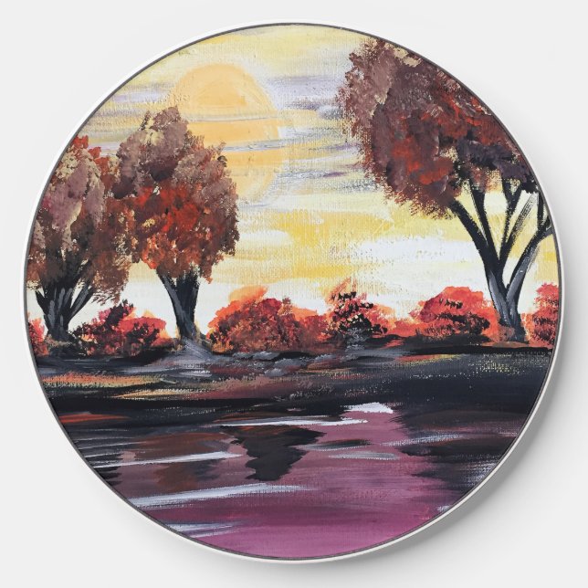 Autumn Sundown Wireless Charger (Front)