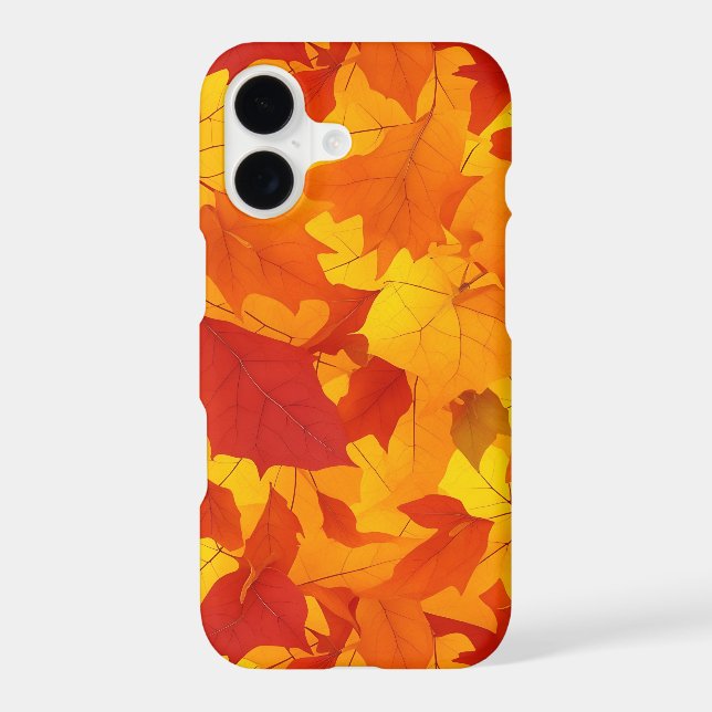 Autumn sunny shiny leaves design samsung galaxy case (Back)