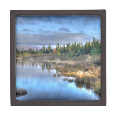 Autumn Sunrise at Moosehead Lake Maine Keepsake Box