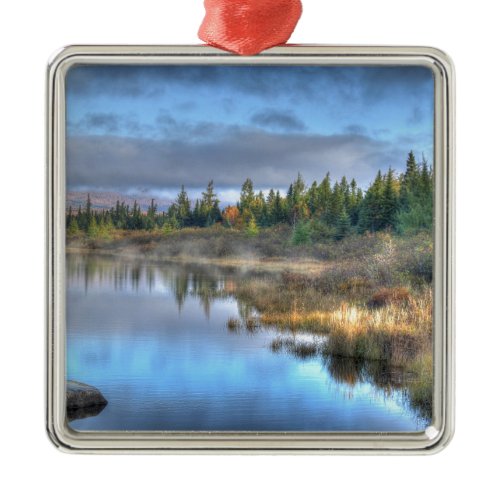 Autumn Sunrise at Moosehead Lake Maine Metal Ornament
