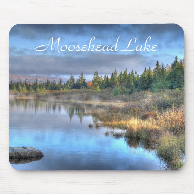 Autumn Sunrise at Moosehead Lake Maine Mouse Pad (Front)