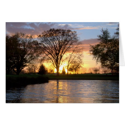 Autumn Sunset #1 Cards (Front Horizontal)