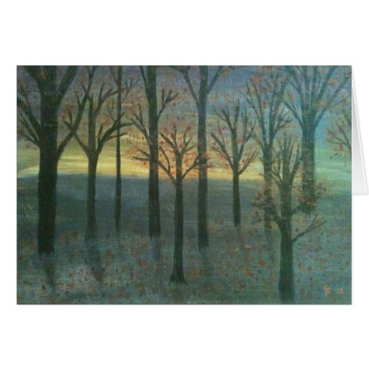 Autumn Sunset Cards (Front Horizontal)