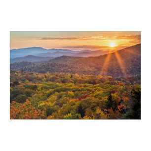 Autumn Sunset from Beacon Heights Acrylic Print